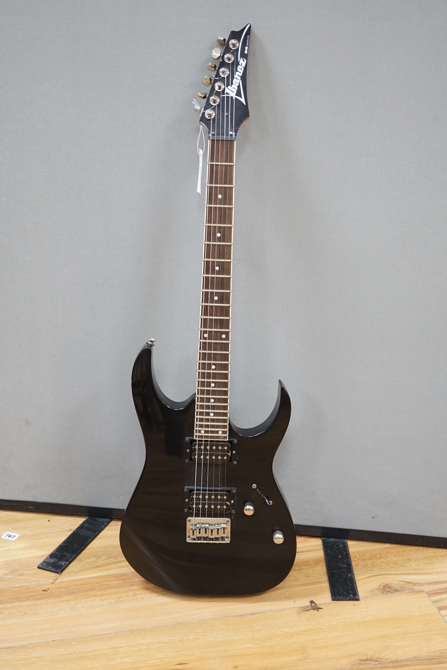 An Ibanez RG series electric guitar